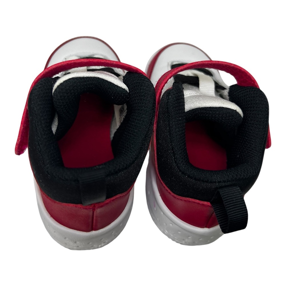 Jordan Max Aura 3 TD Toddler Shoes White Red Black DA8023-106 Size 7C - Picture 3 of 7